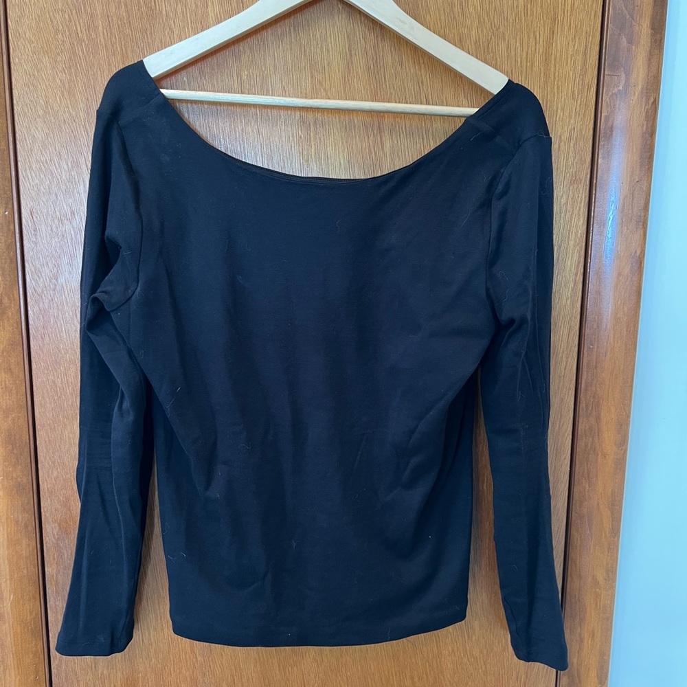 Ann Taylor Cotton Black Women's Top